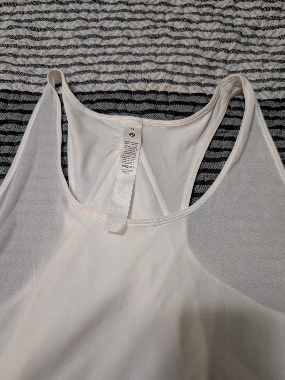 Light Cream Racerback Tank Top - Lululemon